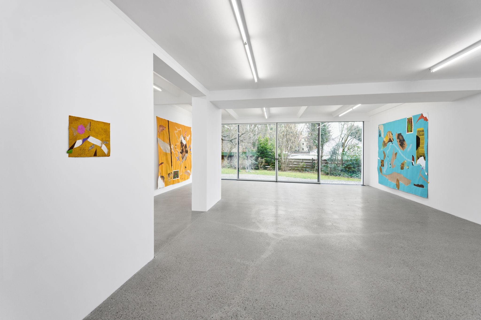 Installation view, Francis Offman, Keep Looking, Deborah Schamoni, 2024